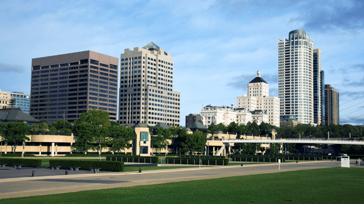 City skyline of Milwaukee, Wisconsin