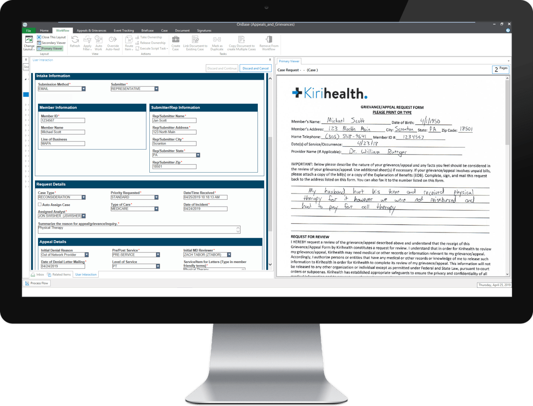 Kiriworks appeals and grievances multiple intake methods