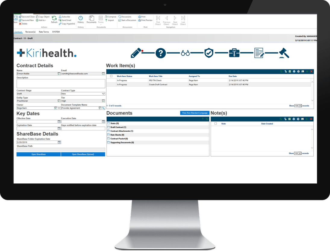 Kiriworks network development and contracting creates a collaborative approach to the contracting process